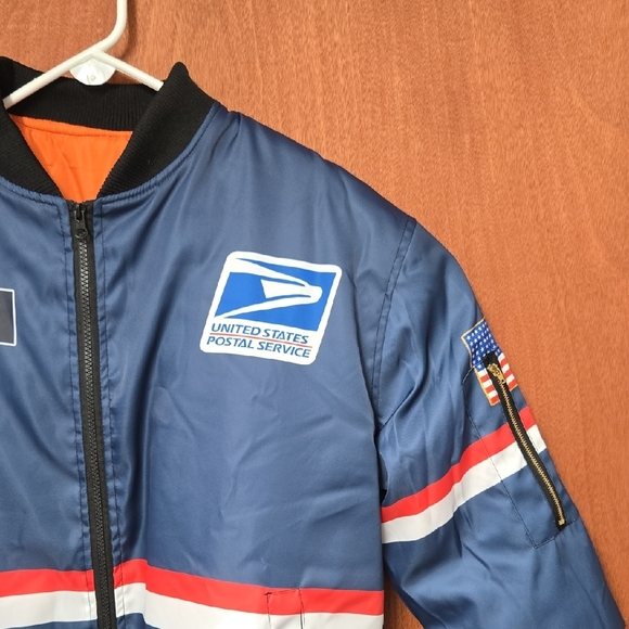 Blue USPS Bomber Jacket - Picture 2 of 6